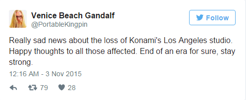 Слух: Konami закроет американское подразделение Kojima Productions