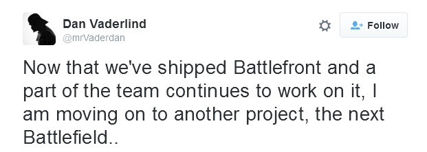 Следующим проектом DICE станет новая часть Battlefield