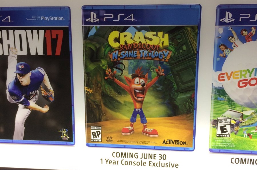 Crash Bandicoot N. Sane Trilogy – временный эксклюзив PlayStation 4?