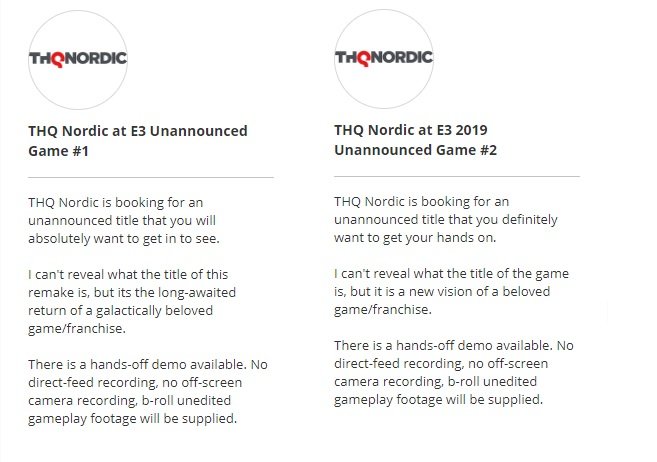 THQ Nordic тизерит два анонса по «полюбившимся сериям» на E3 2019 