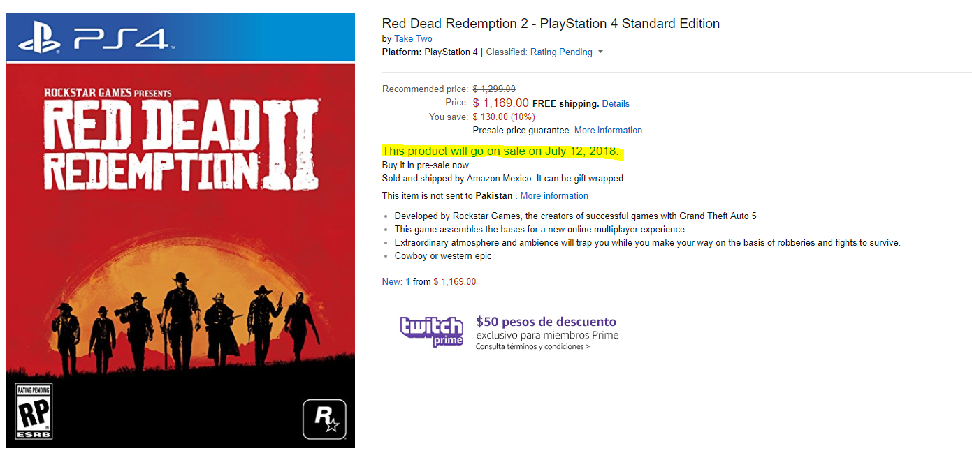 У Red Dead Redemption 2 появилась еще одна возможная дата выхода