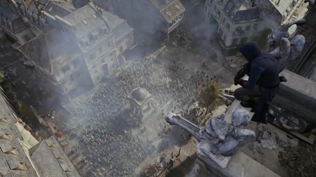 30,000 человек в толпе Assassin's Creed Unity