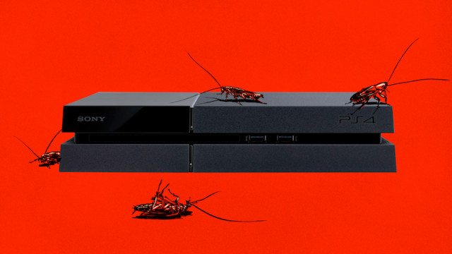 PlayStation 4 может стать пристанищем для тараканов