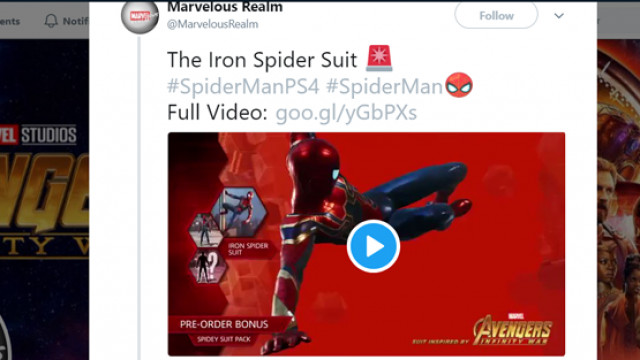 Стал известен второй костюм за предзаказ Spider-Man