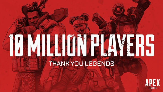 В Apex Legends за 72 часа сыграло 10 миллионов игроков