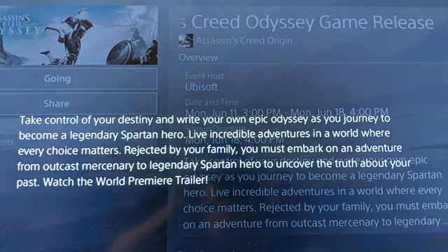 В Assassin's Creed Odyssey нужно будет играть за спартанца