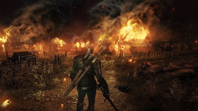 В сети появился десятиминутный геймплей The Witcher 3 на PC