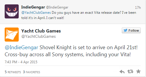 Shovel Knight будет доступен в этом месяце на консолях Sony
