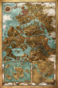GameStop показал подробную карту мира The Witcher 3: Wild Hunt