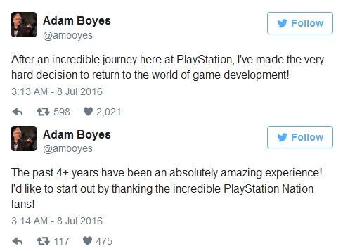 Адам Бойс покидает Sony