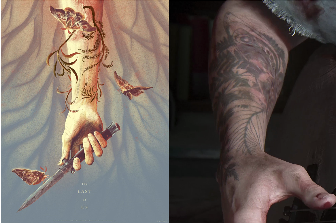 Ellie's tattoo, The Last of Us part 2  Татуировка дружбы, Тату для парня,  Гик тату