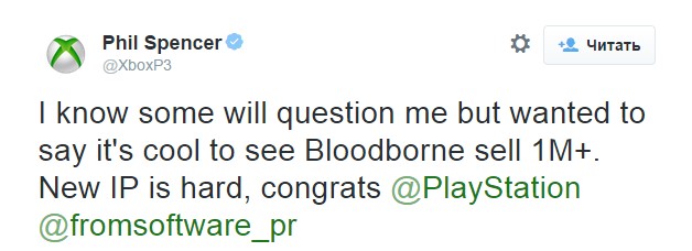 Sony отрапортовала об одном миллионе проданных копий Bloodborne по всему миру