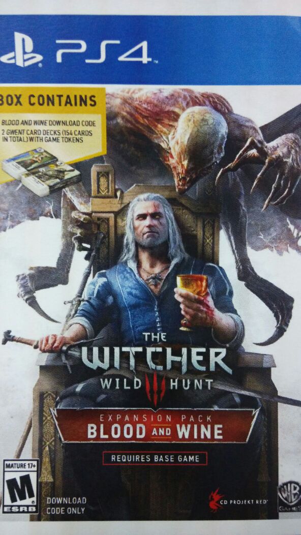 CD Projekt RED показала обложку дополнения «Кровь и вино» для The Witcher 3: Wild Hunt