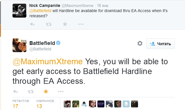 В Battlefield Hardline можно сыграть бесплатно
