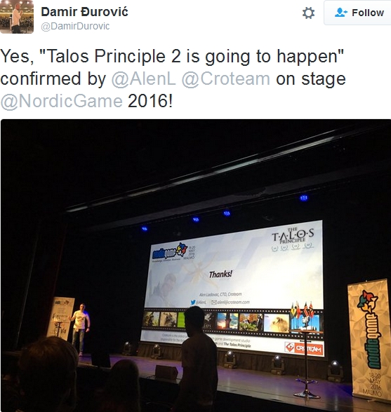 Создатели Serious Sam анонсировали The Talos Principle 2