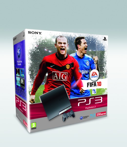 Комплект PlayStation 3 и FIFA 10