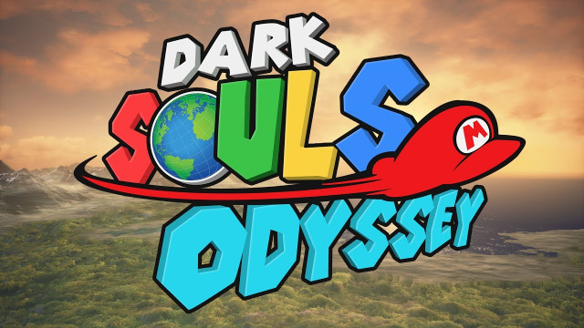 Фанаты скрестили Dark Souls и Super Mario Odyssey