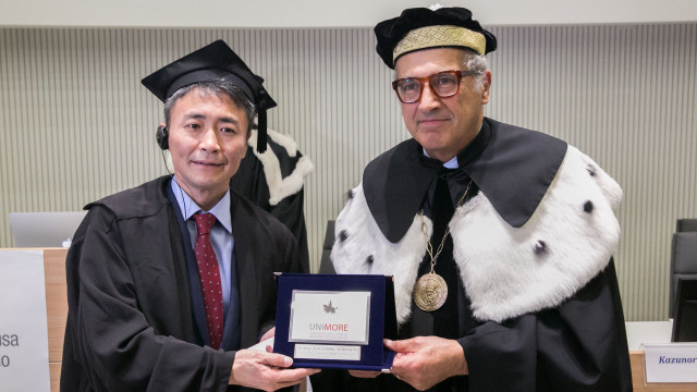 Казунори Ямаути получил степень почетного доктора в итальянском университете