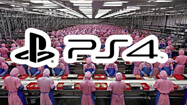 PlayStation 4 производится рабами