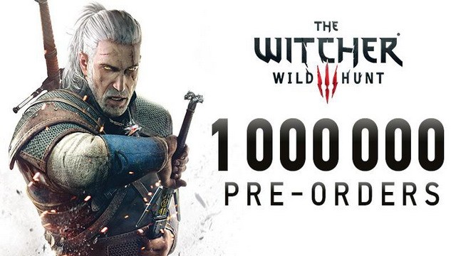 The Witcher 3: Wild Hunt собрала более 1 миллиона предзаказов