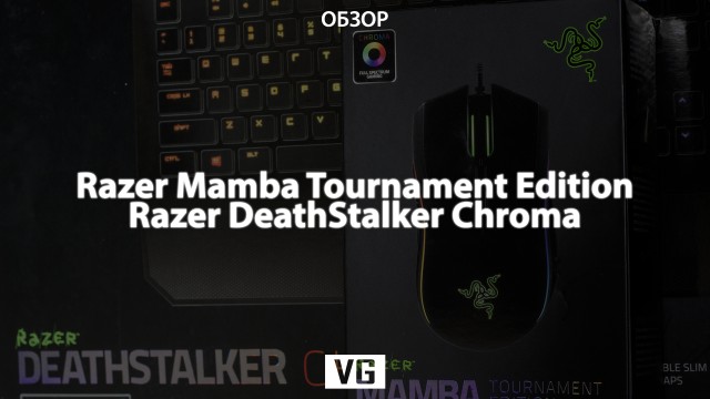 «Железный» обзор: Razer Mamba Tournament Edition и Razer DeathStalker Chroma